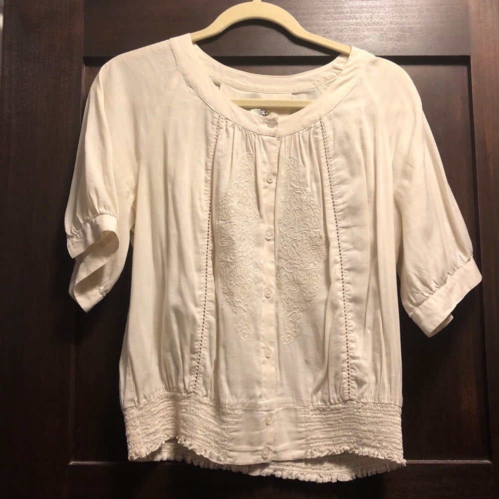 Anthropologie Peasant Top